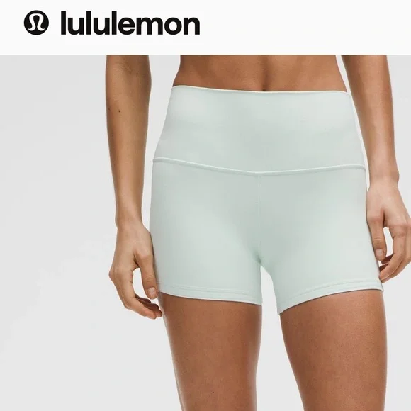 Mint Green Biker Shorts - Picture 1 of 3